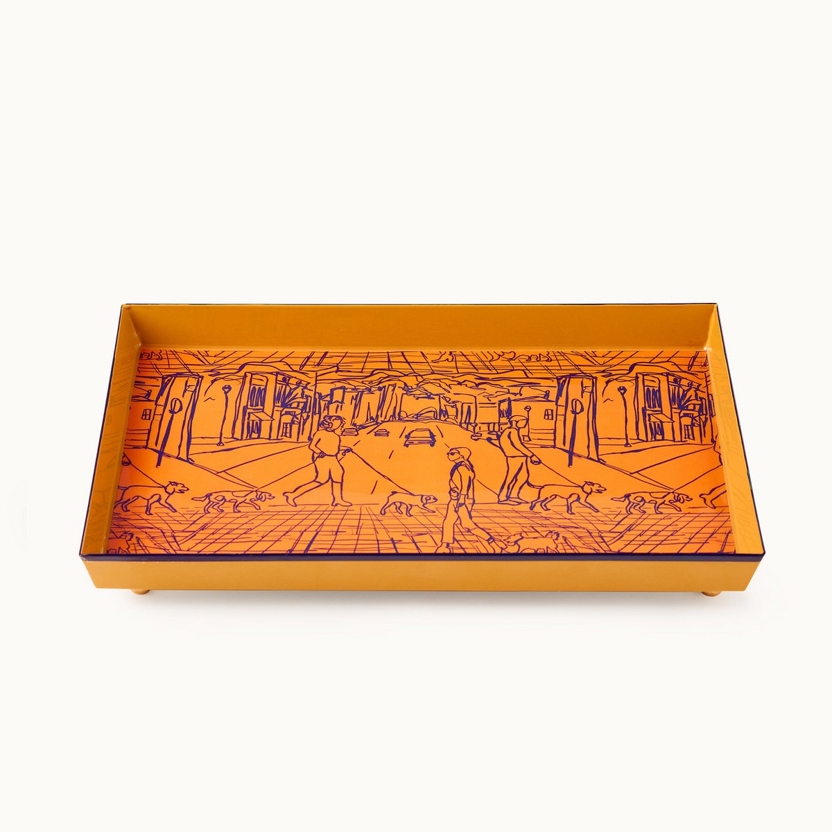 Decoratief dienblad hond