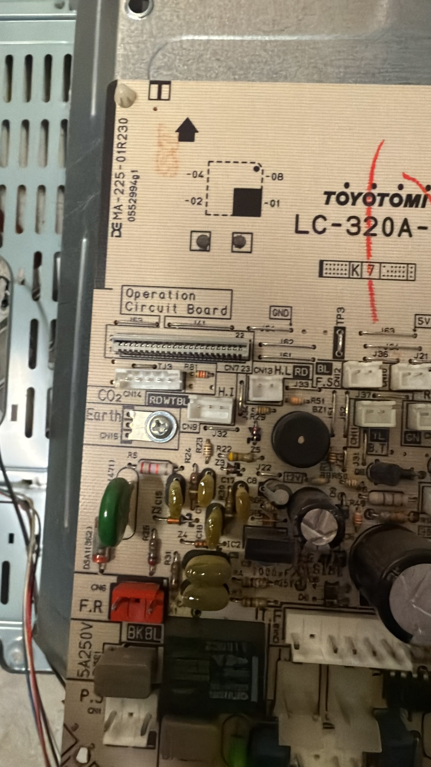 Printplaat LC-320-NB