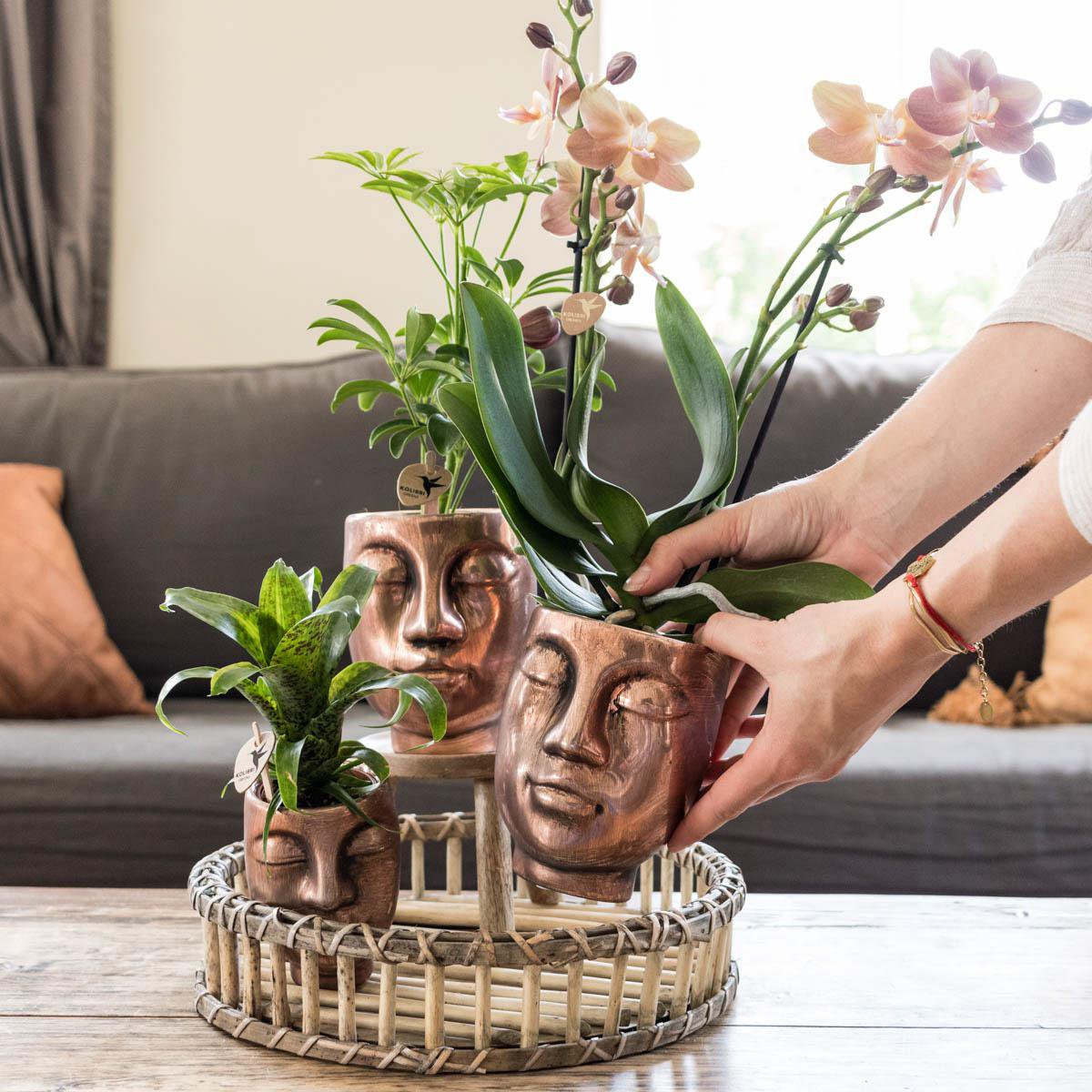 Anro Style Decoratieschaal - Rond Willow dienblad Ø30cm