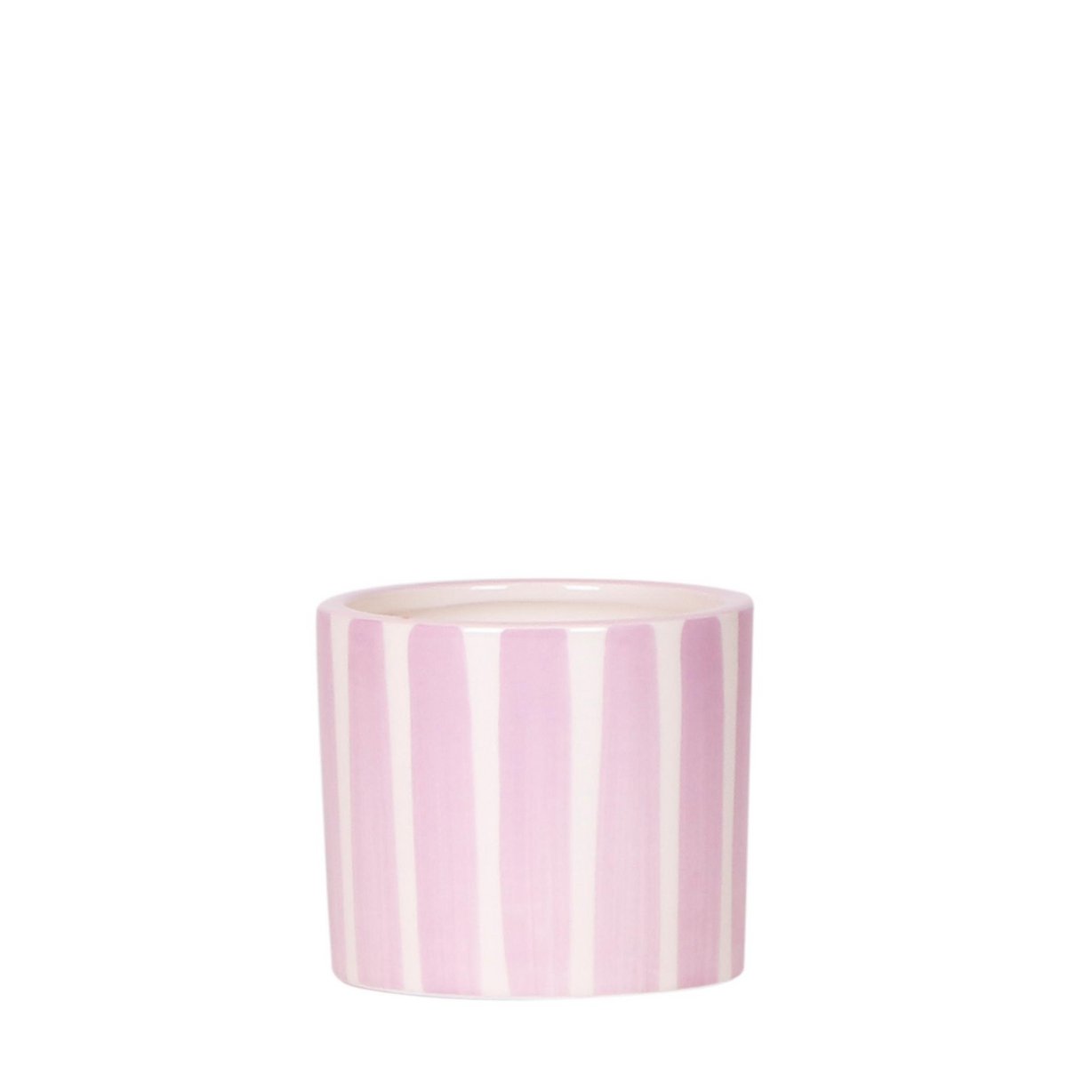 Anro Style Painted stripe - Pink - Ø6cm