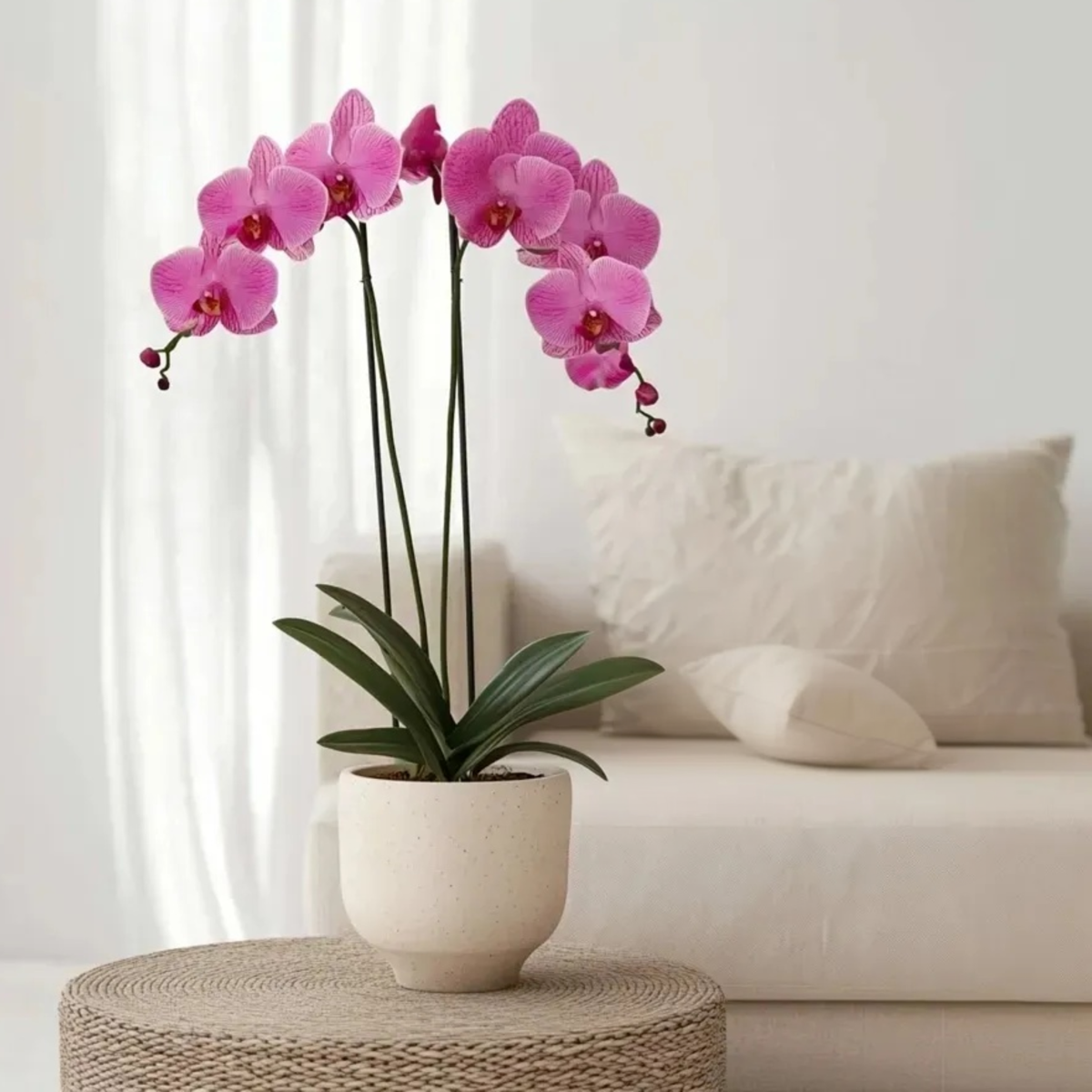 Florastore Moth Orchid - Phalaenopsis - Height 50-60Cm - ⌀12Cm