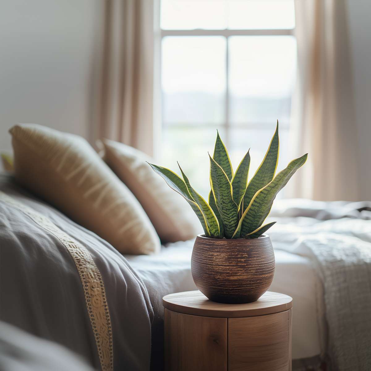 Florastore Snake Plant - 4 Pcs. - Sansevieria 'Futura Superba' - Height 35-40Cm - ⌀12Cm