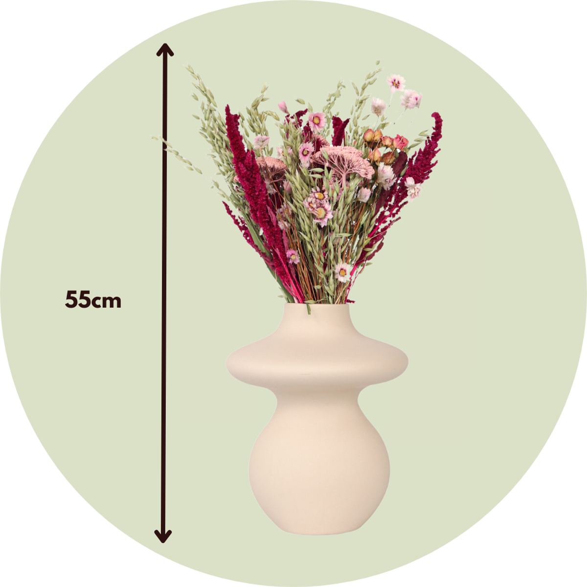 Florastore Dried Flowers - Bouquet 'Trendy Lucky Love' - Dryflowers