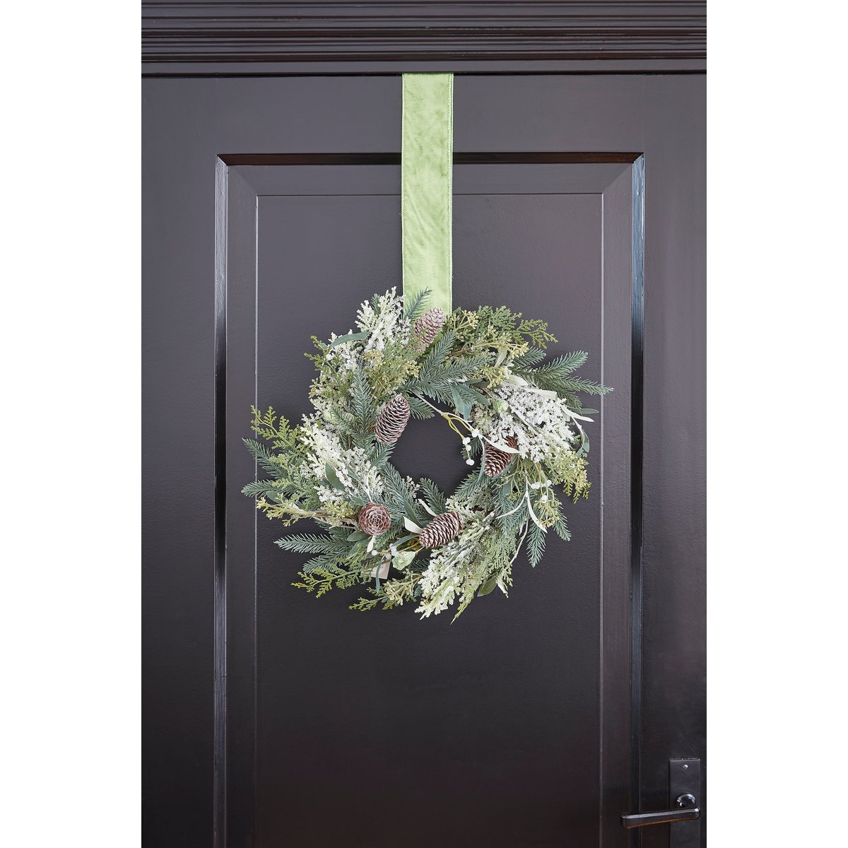 Alva Kerstkrans - Ø50 cm - Groen