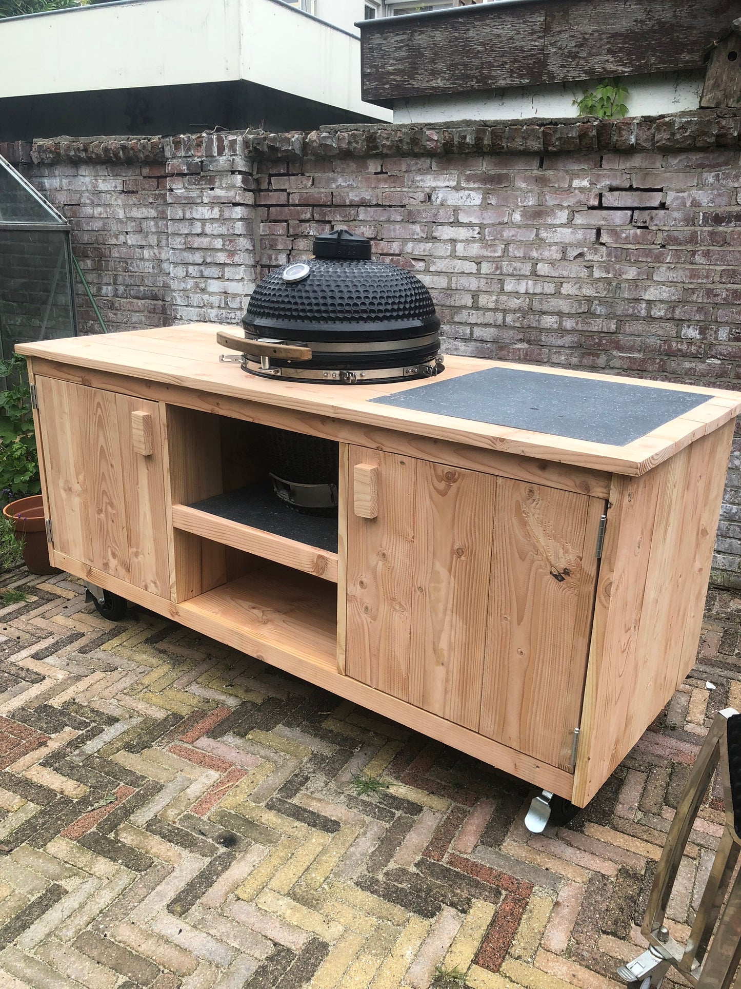 Douglas buitenkeuken XL Big Green Egg 210x76x93