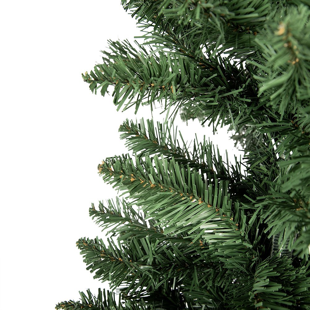 Kerstboom Groen, Kunststof en Metaal 50x50x210 cm