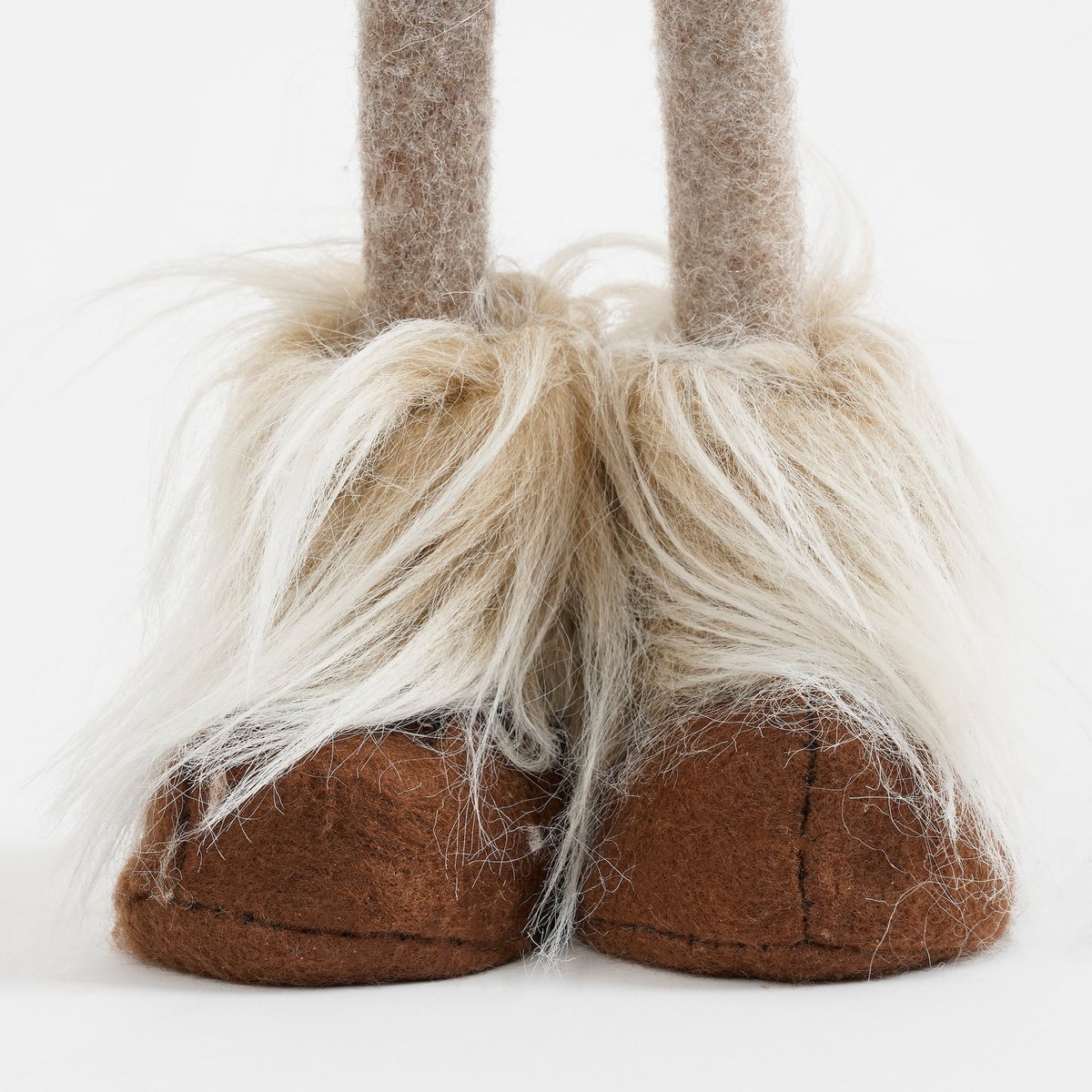 Kerstdecoratie Gnoom - L19 x B16 x H54 - Bruin