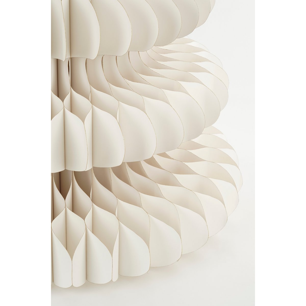 Decoratie Kerstboom - H152 x  Ø104 cm - Papier - FSC 100% - Wit