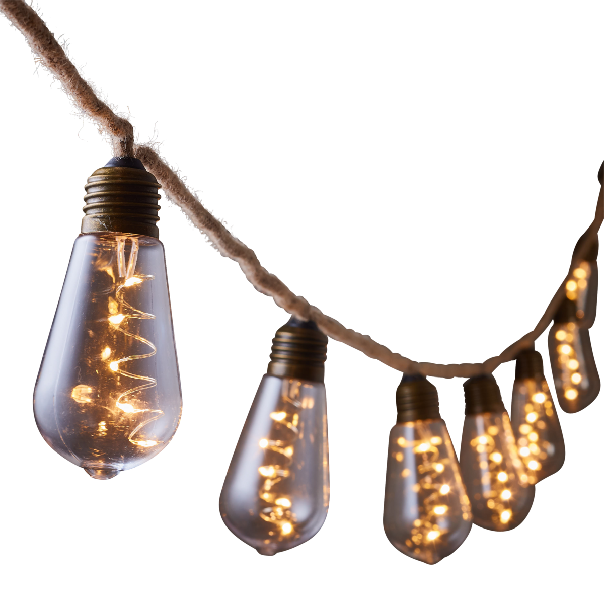 Party Lichtsnoer aan Touw - L315 cm - Warm Wit