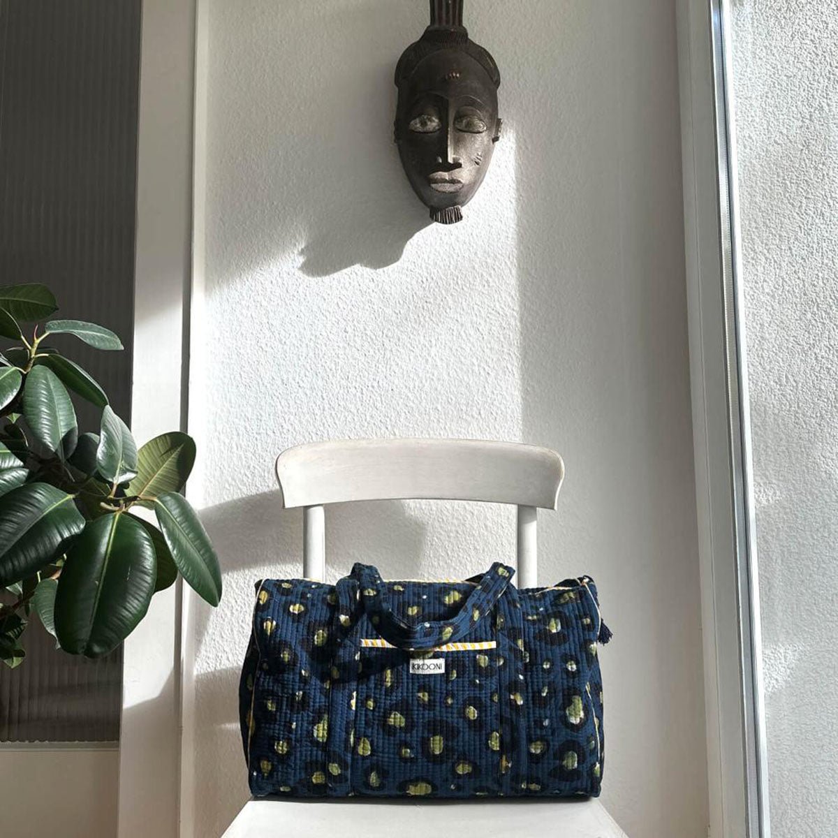 Katoenen tas en shopper "DARK LEO"