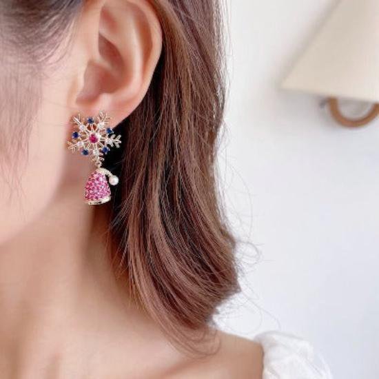 Kerstklokken n sokken oorbellen