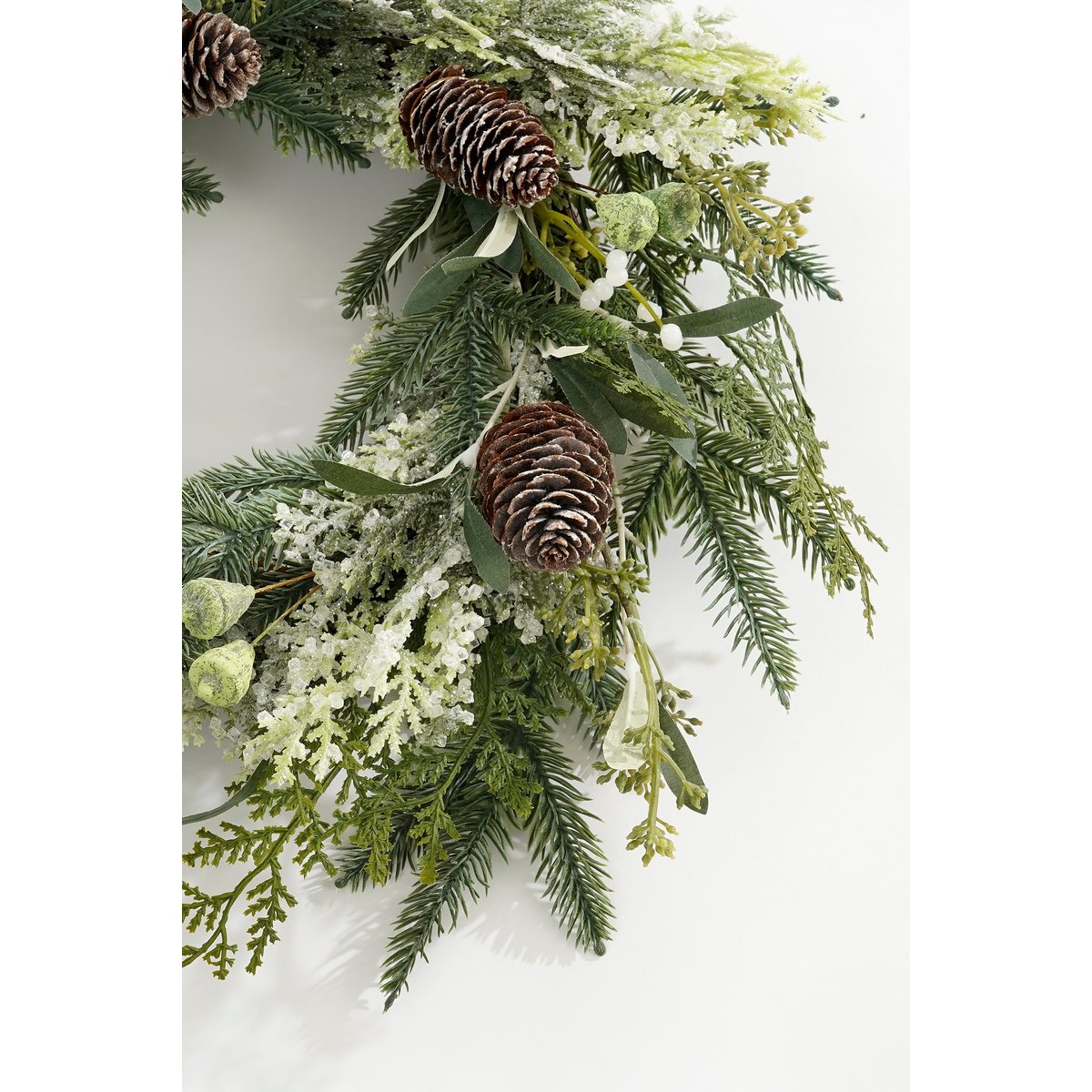 Alva Kerstkrans - Ø40 cm - Groen