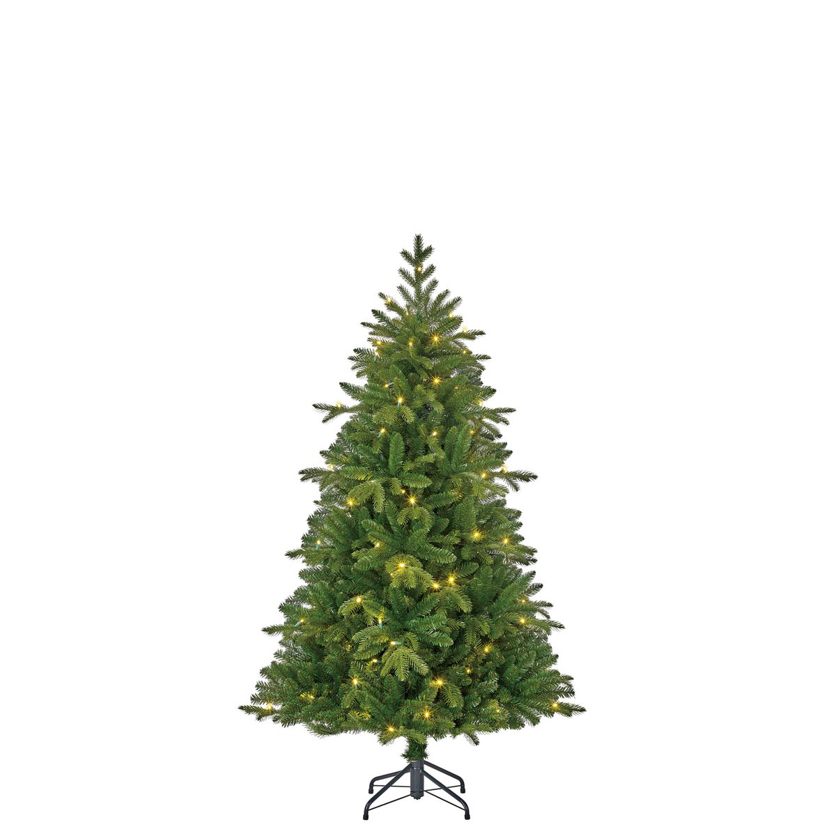 Brampton Kunstkerstboom Slim met LED Verlichting - H155 x Ø102 cm - Groen