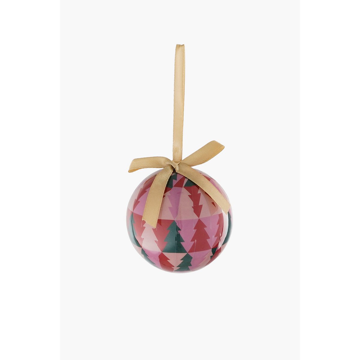 Kerstballen Cadeauset - 14 Stuks - Ø8 cm - Onbreekbaar - Roze, Donkergroen