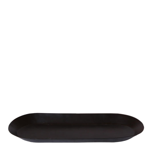 Anro Style Plate oval - Ovale dienblad Ø30cm - Black