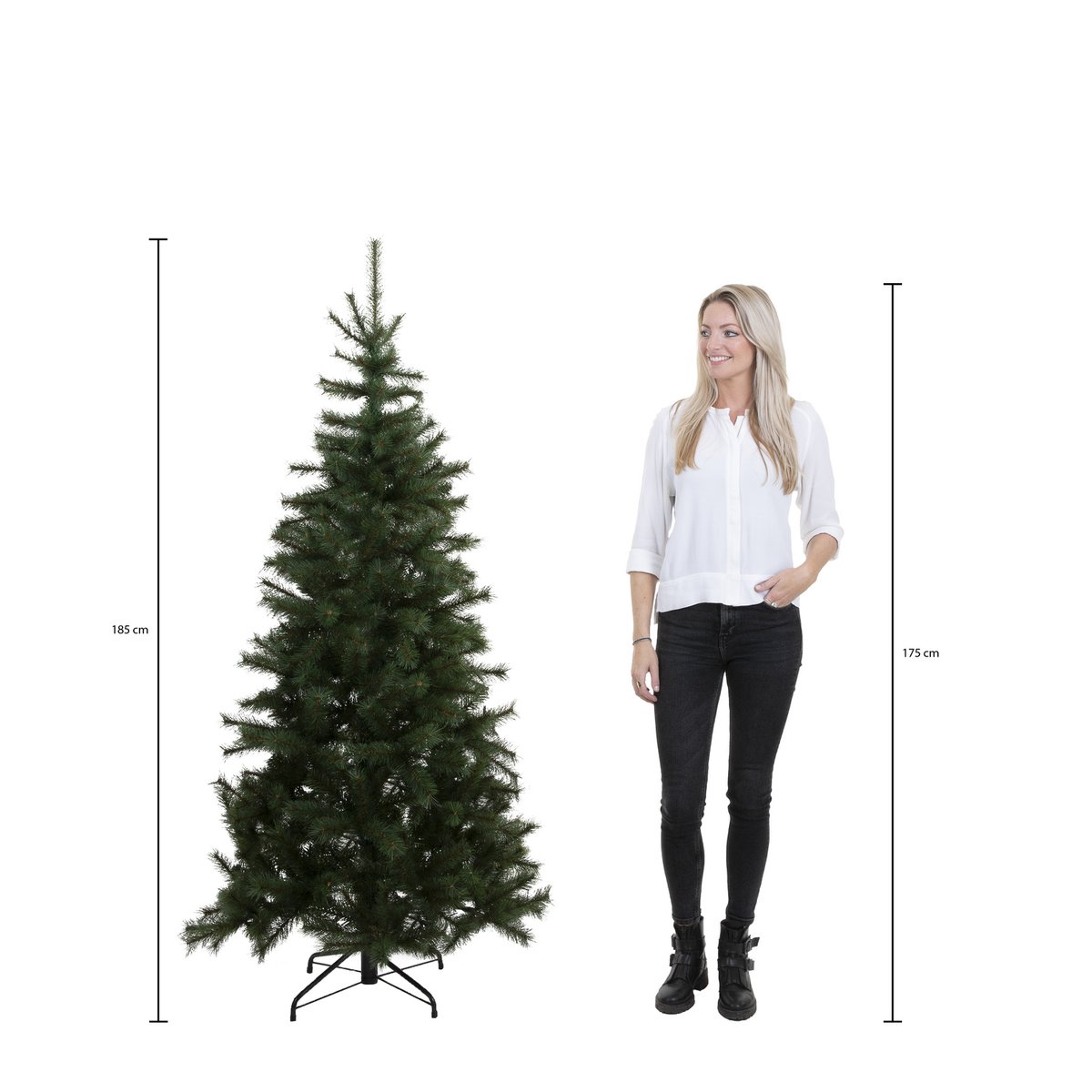 Charlton Kunstkerstboom - H185 x Ø115 cm - Groen
