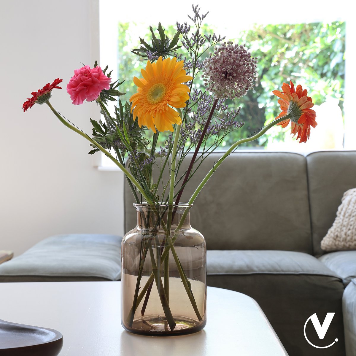 Vase - Kama Taupe 4 Stuks