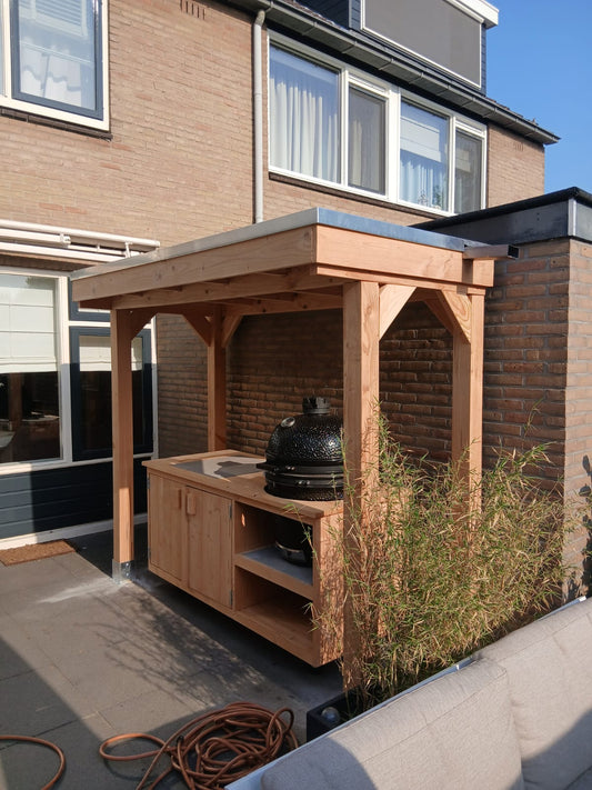 Douglas Overkapping met Buitenkeuken – Compleet