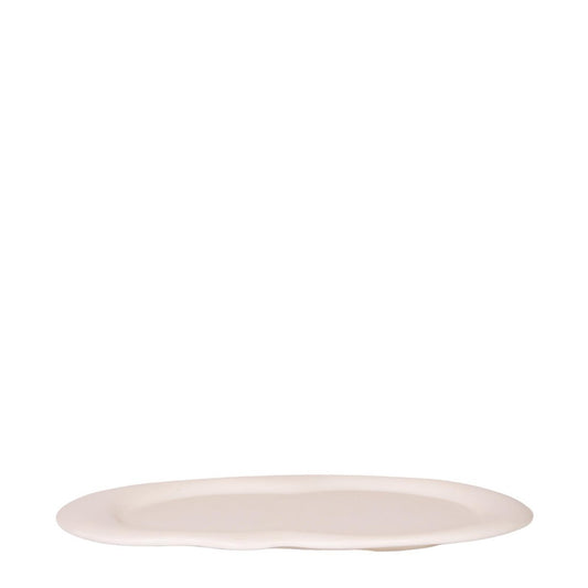 Anro Style Cloud plate - Ovale dienblad Ø30cm - Travertine