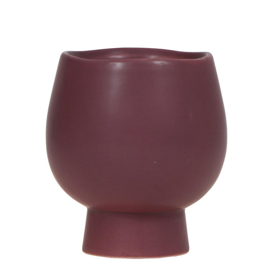 Anro Style Scandic bloempot violet - Paarse keramieken sierpot - potmaat Ø9cm