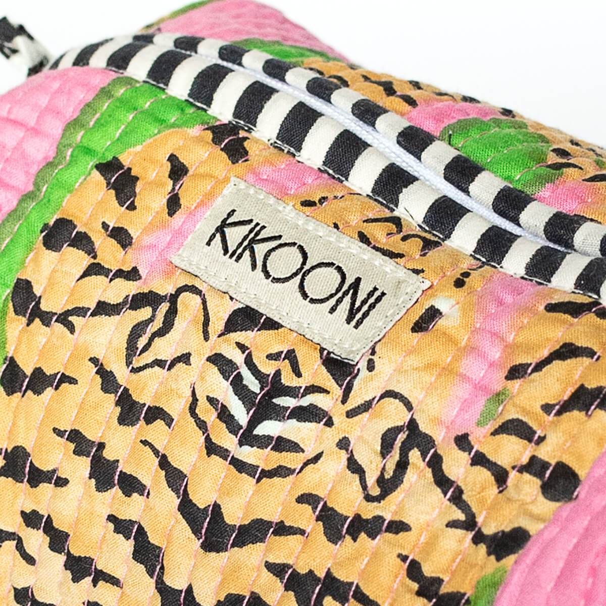 Handgemaakte kleine cosmetische tas "Poppy Tiger Candy"