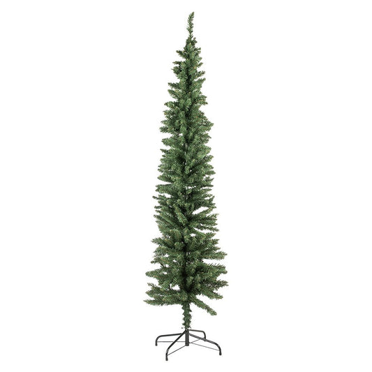 Kerstboom Groen, Kunststof en Metaal 50x50x210 cm