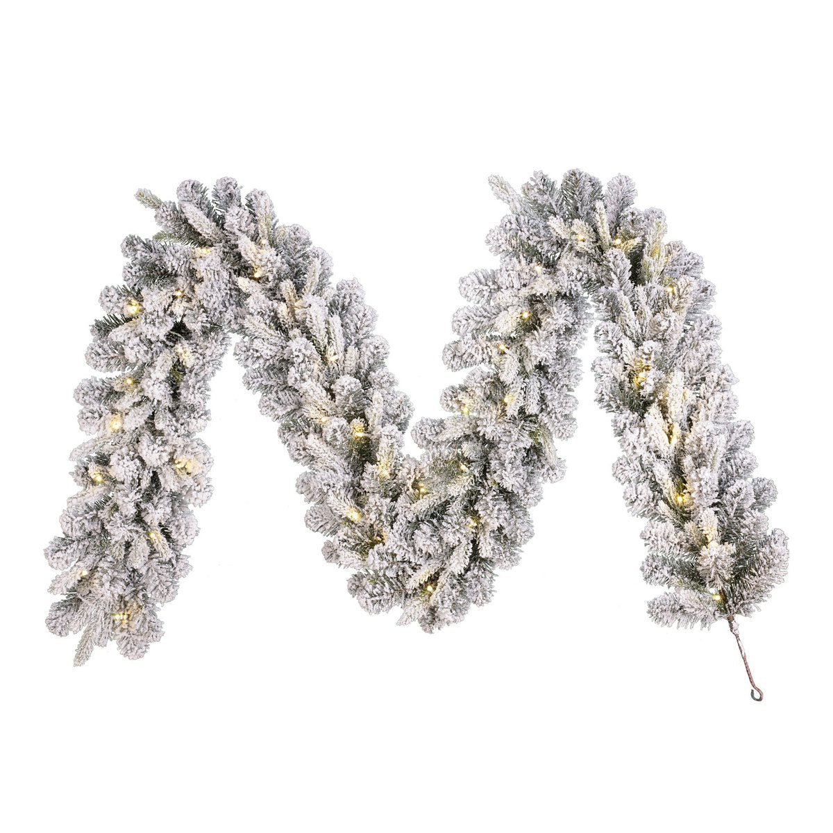 Grimshaw Guirlande met LED Verlichting en Timerfunctie - L270 x Ø25 cm - Groen