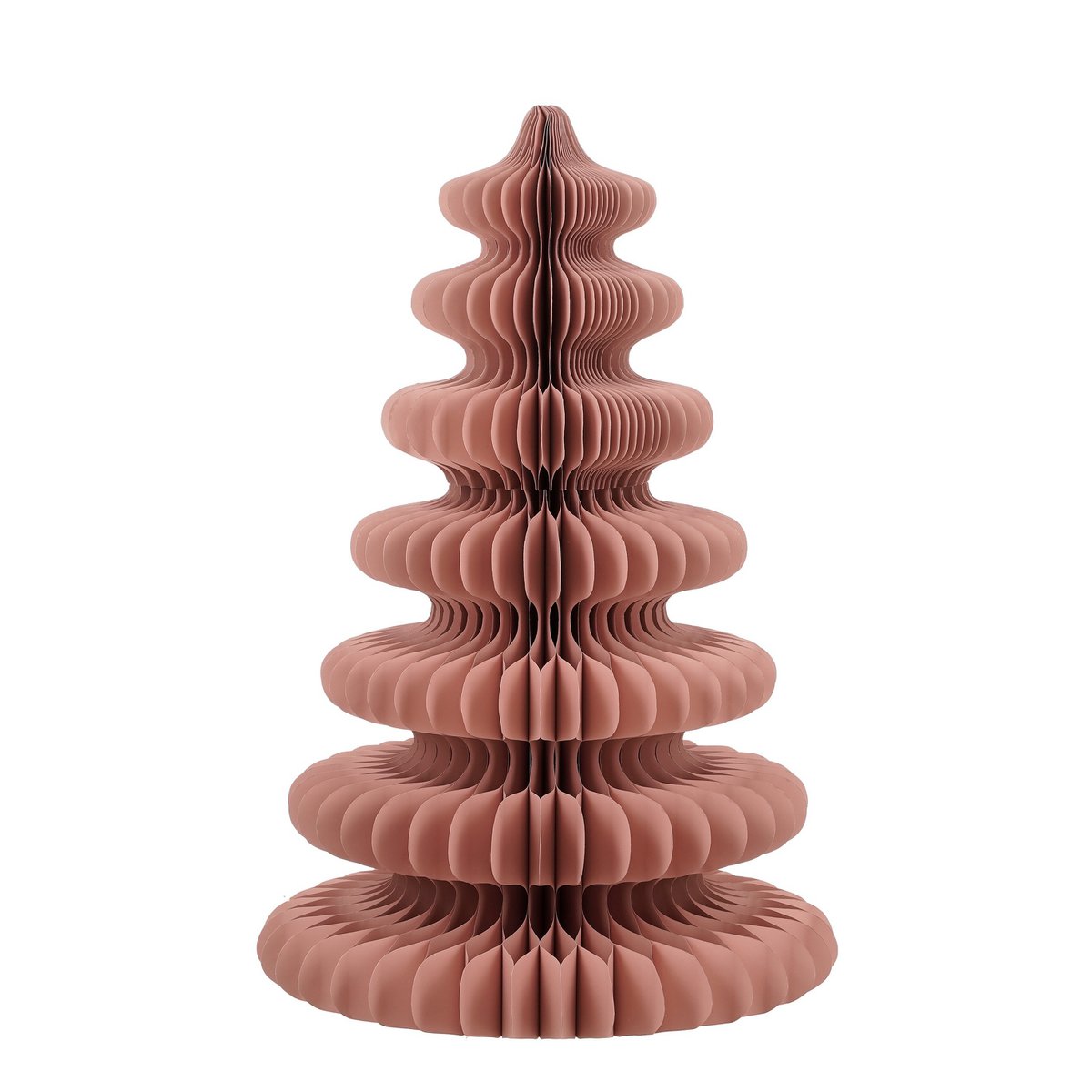 Decoratie Kerstboom - H120 x Ø82 cm - Papier - FSC Mix - Roze