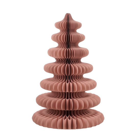 Decoratie Kerstboom - H120 x Ø82 cm - Papier - FSC Mix - Roze