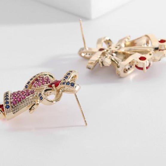 Kerstklokken n sokken oorbellen