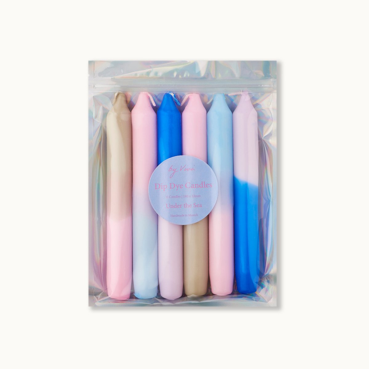 Dip Dye Kerze Set: Under the Sea