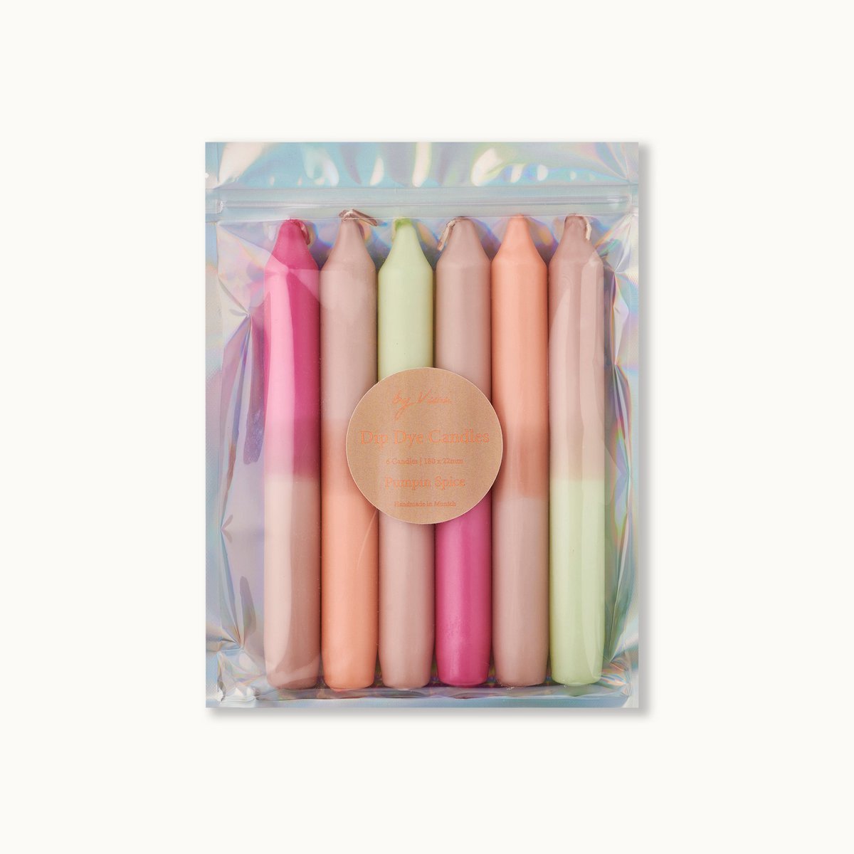 Dip Dye-kaarsenset: Pumpkin Spice