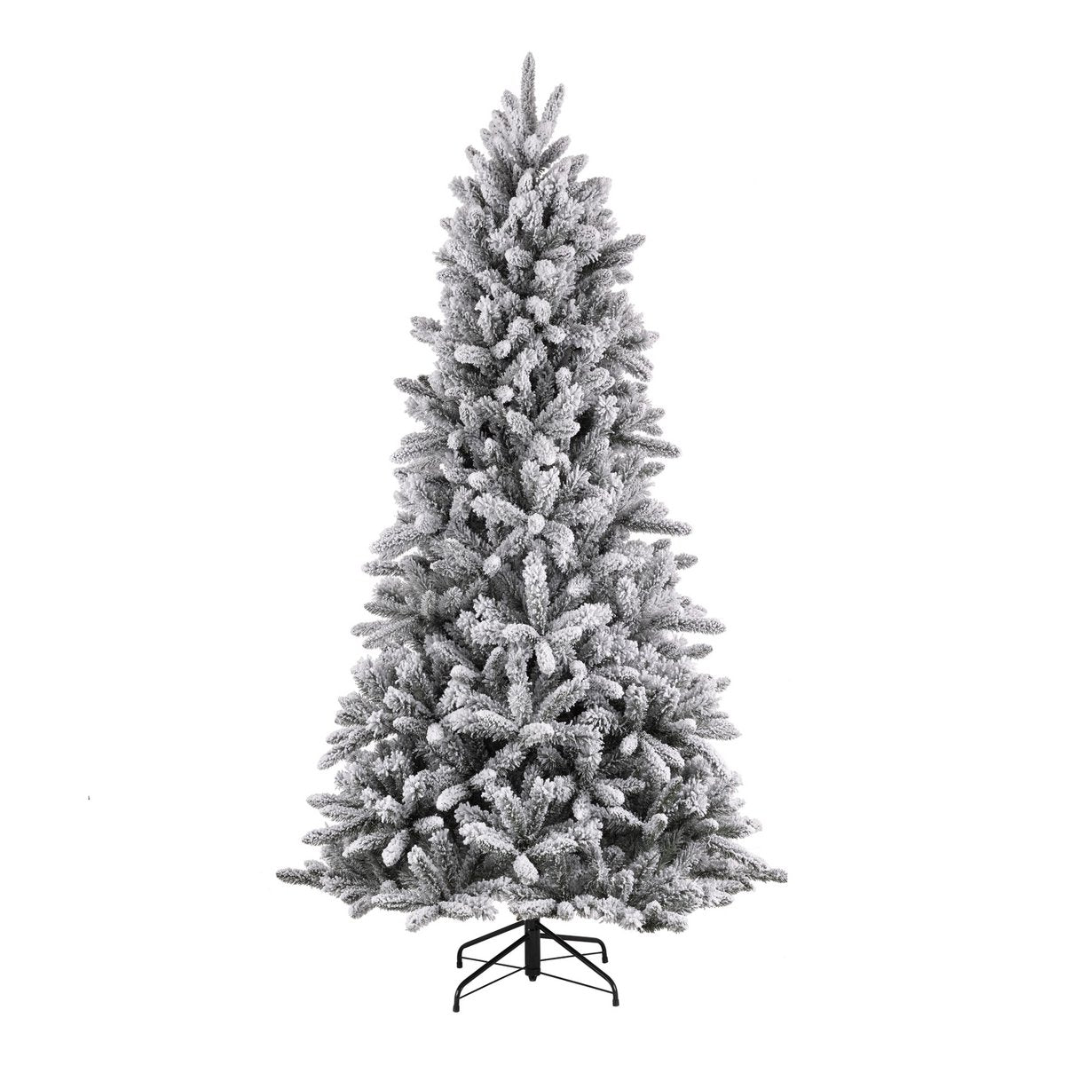 Snowdon Kunstkerstboom - H155 x Ø102 cm - Groen Frosted