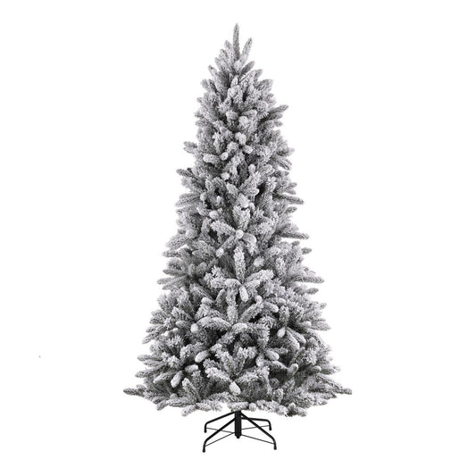 Snowdon Kunstkerstboom - H155 x Ø102 cm - Groen Frosted