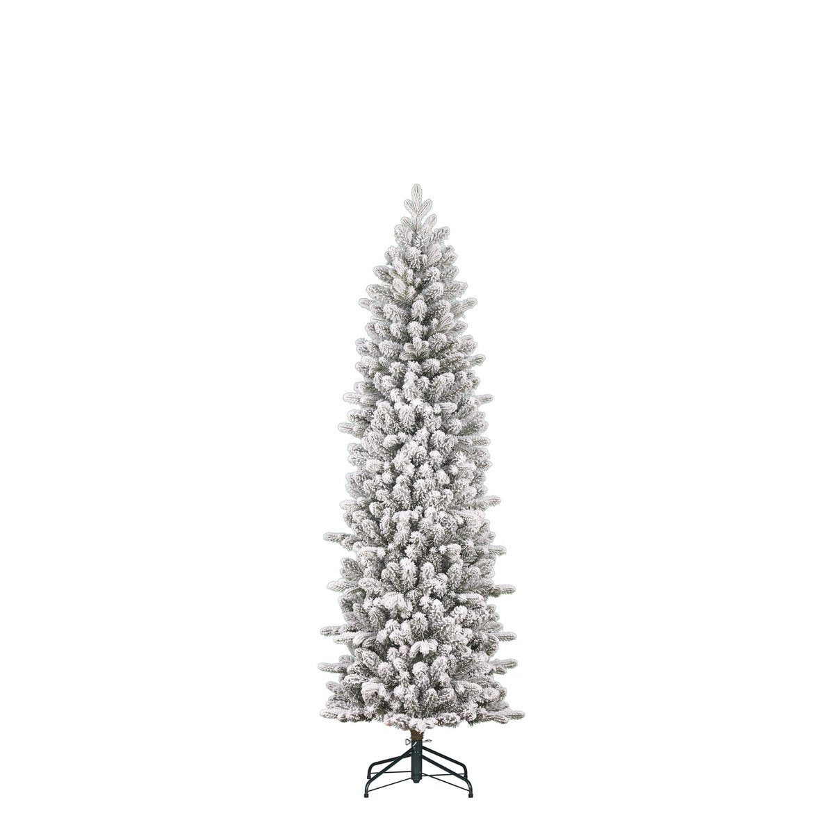 Harma Smalle Kunstkerstboom - H185 x Ø63 cm - Groen Frosted