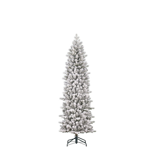 Harma Smalle Kunstkerstboom - H185 x Ø63 cm - Groen Frosted