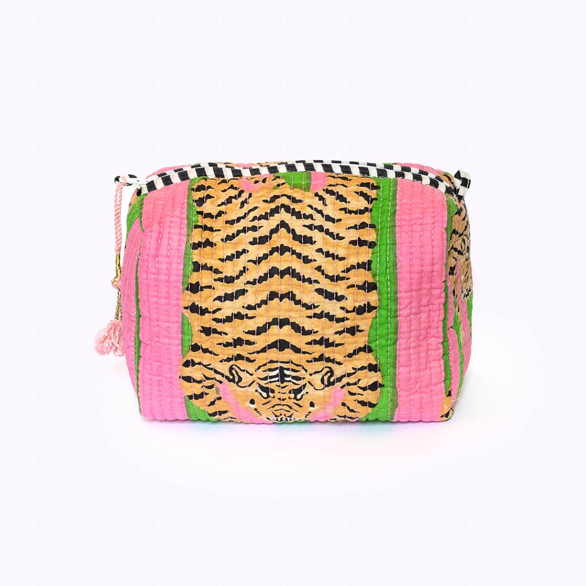 Handgemaakte kleine cosmetische tas "Poppy Tiger Candy"