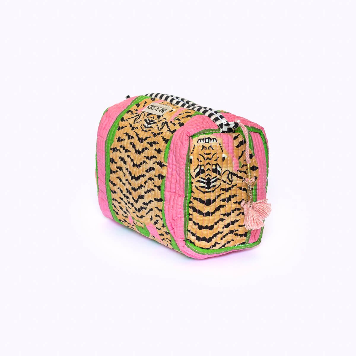 Handgemaakte kleine cosmetische tas "Poppy Tiger Candy"