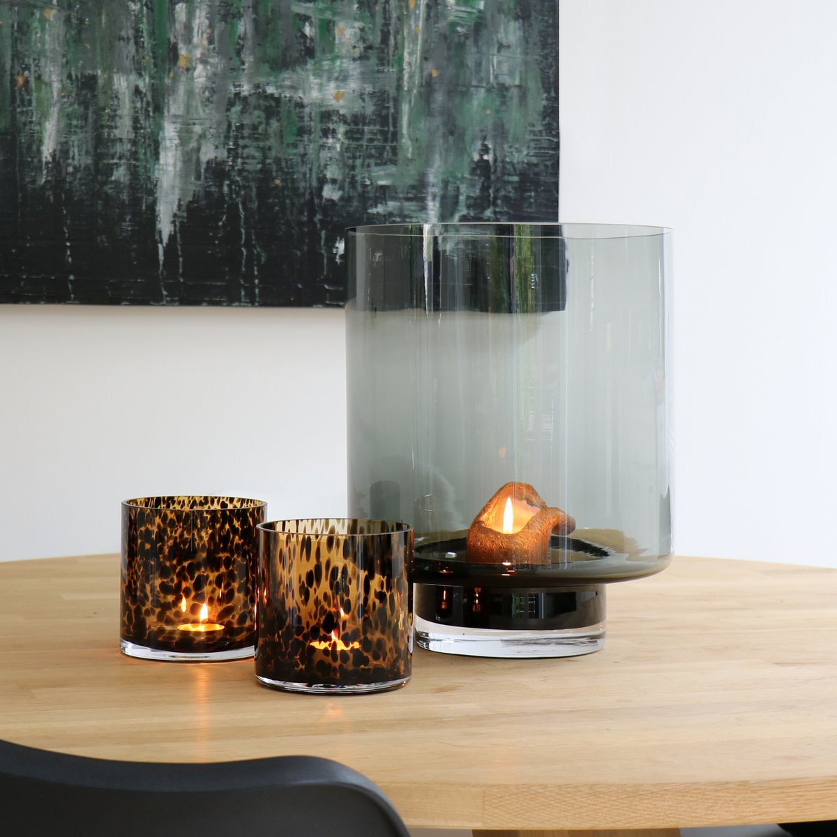 Waxinelichthouder - Celtic cheetah (set van 2 stuks) LAATSTE STUKS!