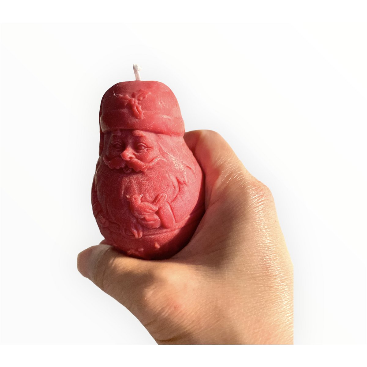 3D Kerstman Kerstkaars