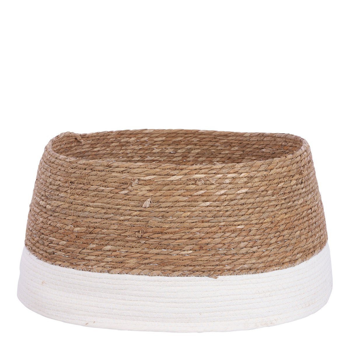 Kerstboomrok - H26 x Ø58 cm - Zeegras - Off White
