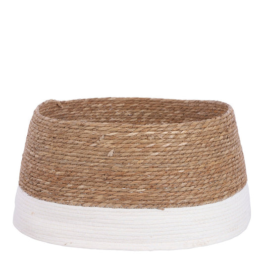 Kerstboomrok - H26 x Ø58 cm - Zeegras - Off White
