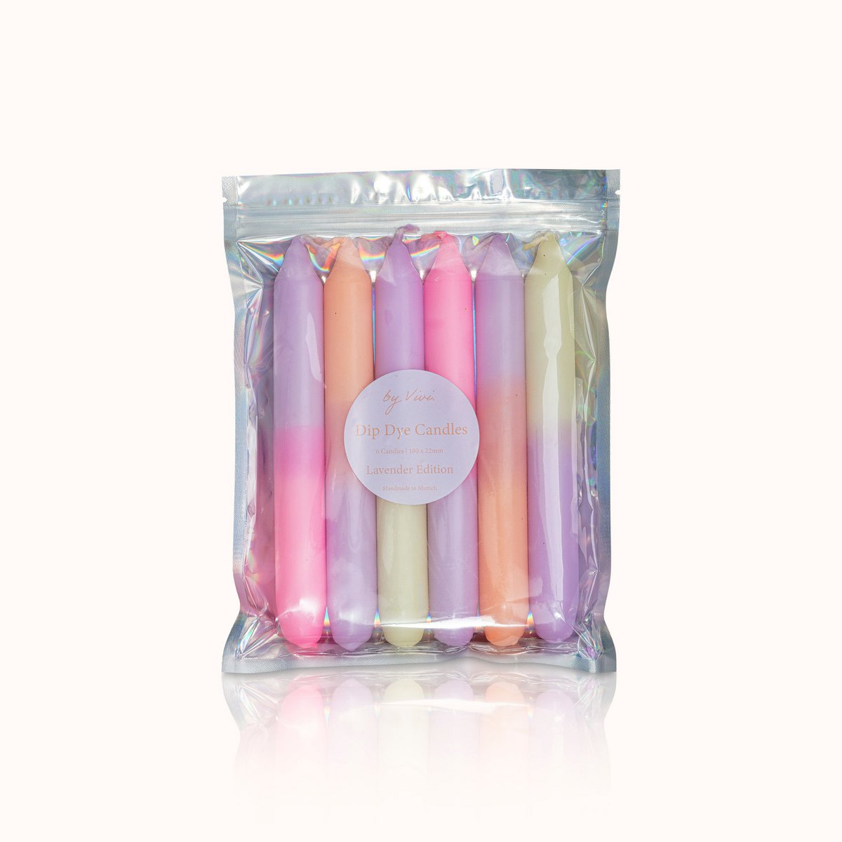 Dip Dye kaarsenset: Lavendel Editie