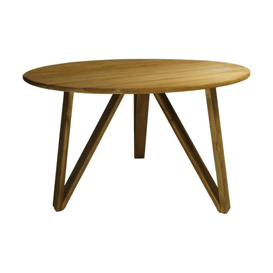 Anro Style Ronde Eettafel 120x120x75 Naturel-Teak