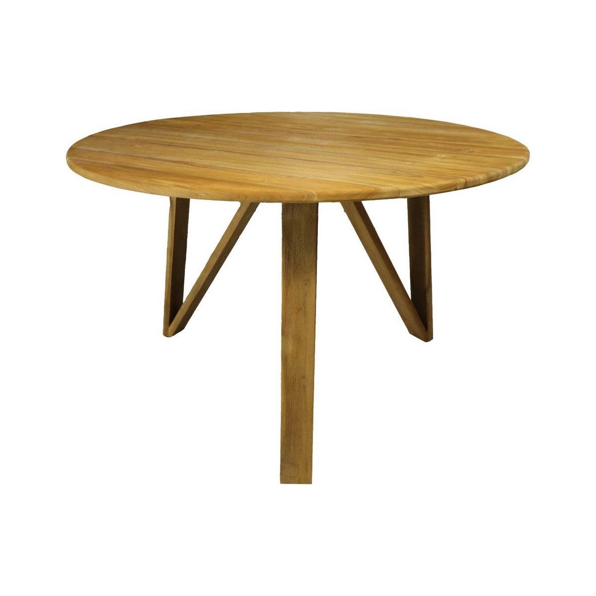 Anro Style Ronde Eettafel 120x120x75 Naturel-Teak