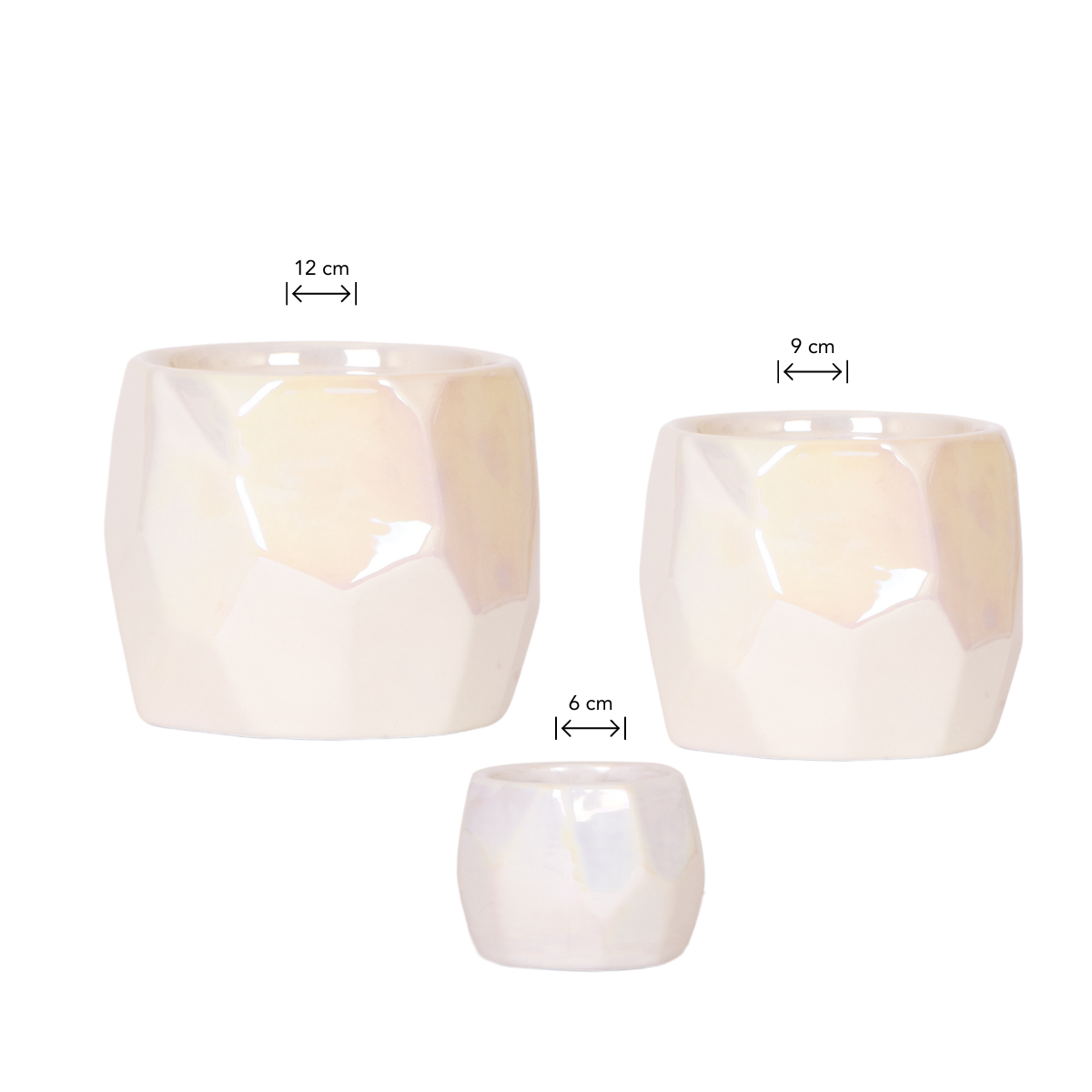 Anro Style Combi deal - Pearl travertine potten
