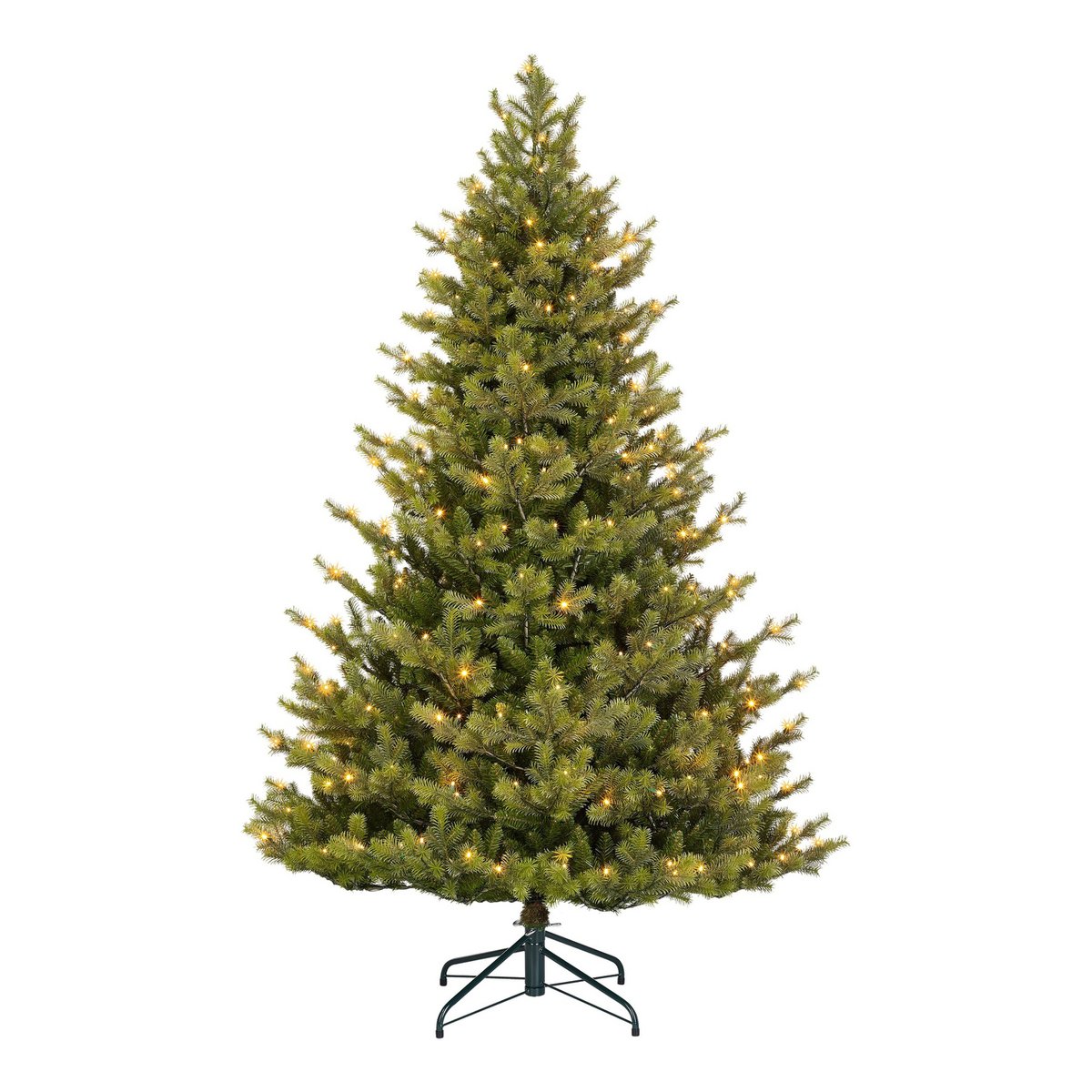 Clive Kunstkerstboom met LED Verlichting - H185 x Ø130 cm - Groen