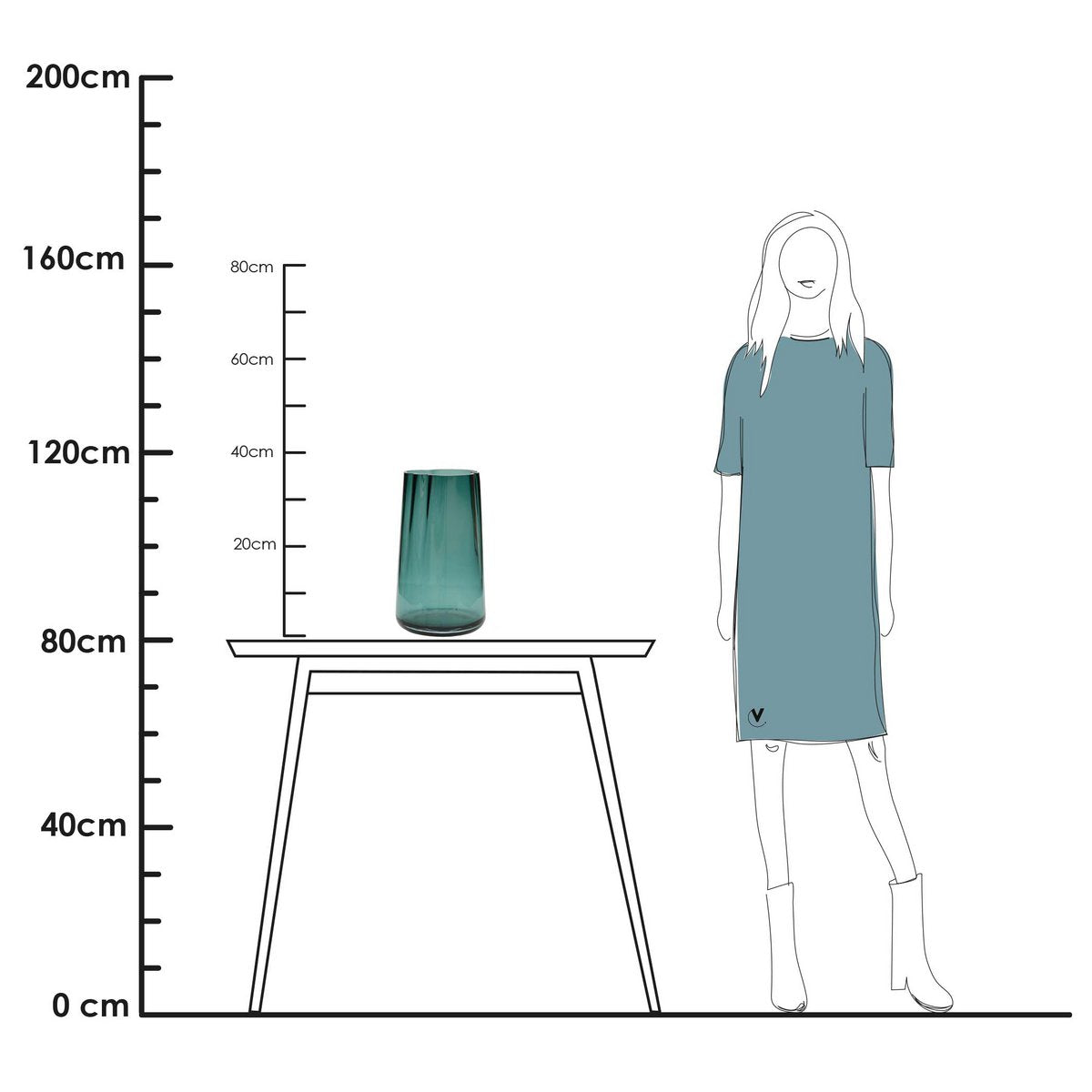 Vaas - Parana ocean blue