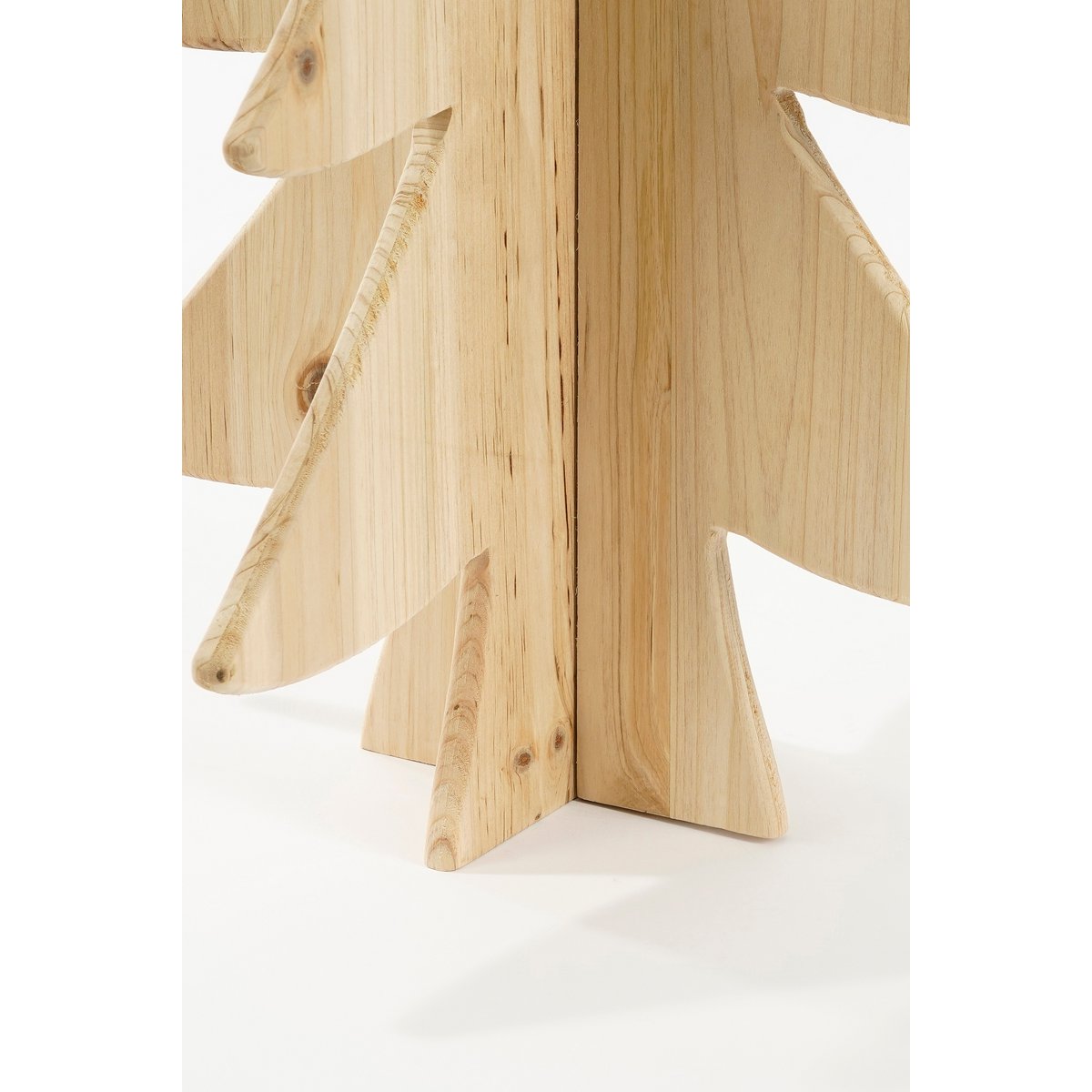Decoratie Kerstboom - H78 x Ø36 cm - Dennenhout - FSC 100% - Bruin