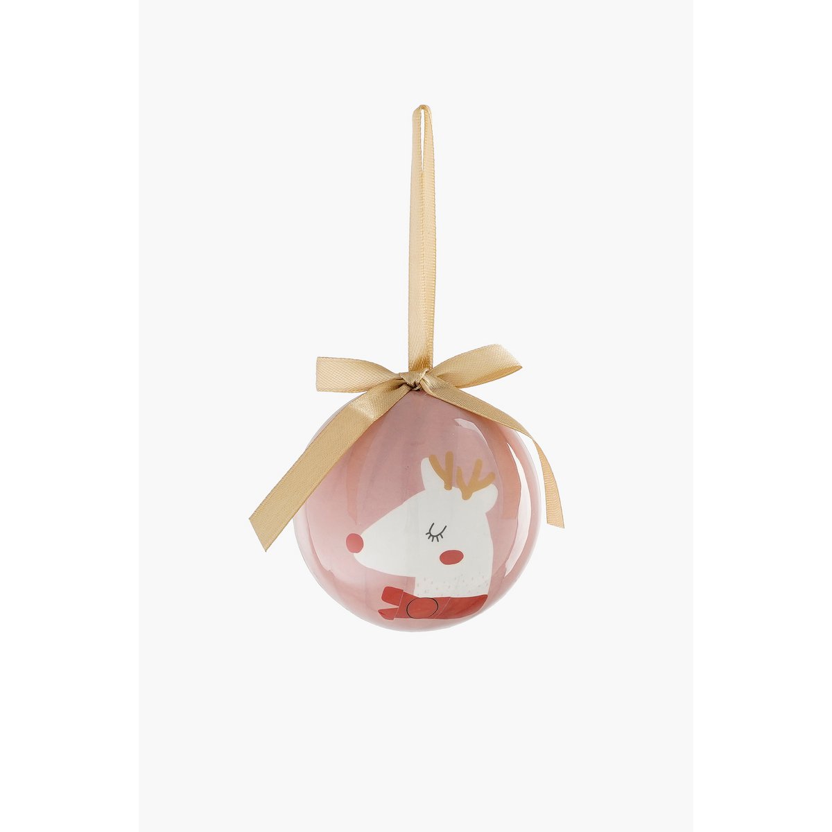 Kerstballen Cadeauset - 14 Stuks - Ø8 cm - Onbreekbaar - Roze, Donkergroen